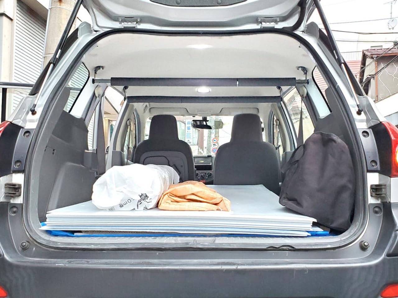 【値下げ】作業車　日産AD バン　キャリア付　埼玉県ふじみ野市 Amazon | ［NAMINORIKOZOU］ADバンNV150 スライドバー凸2本セット 延長